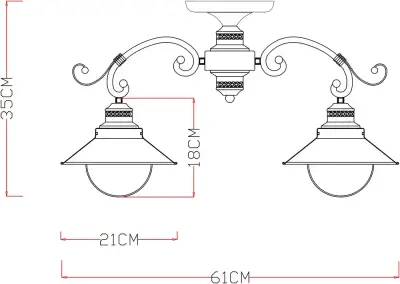 Потолочная люстра Arte Lamp GRAZIOSO A4577PL-3CK, 3хE27
