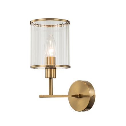 Настенный светильник Indigo 13022/1W Brass, 1хE14