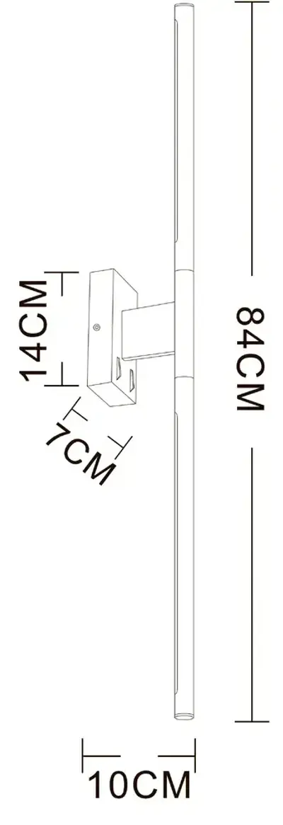 Декоративная подсветка Arte Lamp LINES A2029AP-1GO, 1хLED