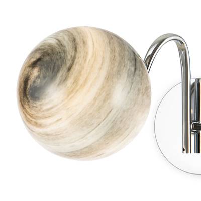 Настенный светильник (бра) Galaxy FR5013WL-01CH, E14х1. TM Maytoni