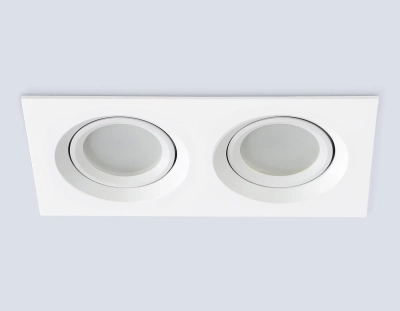 Светильник встраиваемый TN1145/2 WH белый IP44 GU5.3/2 180*95*38