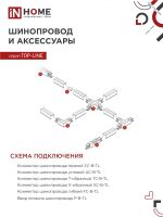 Светильник трековый TOP-LINE TR-GX53-TL 52RW GX53 с подсветкой под лампу бел. IN HOME 4690612043753
