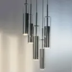 756054 Люстра CILINO 5х40W GU10 CHROME Lightstar