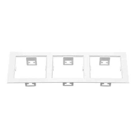 214536 Рамка DOMINO Triple QUADRO MR16 БЕЛЫЙ