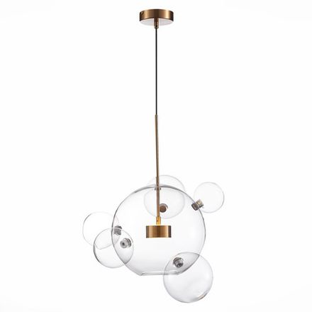 SL1133.213.01 Светильник подвесной ST-Luce Латунь/Прозрачный LED 1*14W 3000K