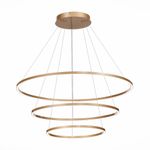 ST605.243.114 Светильник подвесной ST-Luce Золотистый/Белый LED 1*114W 4000K