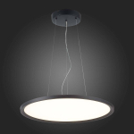 ST602.443.56 Светильник подвесной Черный LED 1*56W 4000K 5 040Lm Ra>80 120 IP20 D600xH36 90-265V
