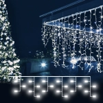 Новогодняя гирлянда занавес белый 1,5*1м IP20 200-001 белый, LED