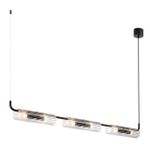 6561/6 SUSPENTIONI LN25 черный/прозрачный/металл/стекло Подвес G9 6*20W 220V TORONTO