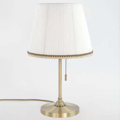 Citilux Линц CL402730 Настольная лампа бронза с белым абажуром
