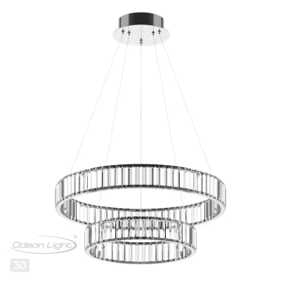 4930/60L L-VISION ODL24 593 хром/прозрачный металл/хрусталь Люстра LED 60W 4000K 7140Лм VEKIA