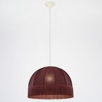 Citilux Базель CL407023 Подвесной светильник патина с красным абажуром