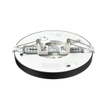 7788/12L MITRA LED SN 537 Светильник пластик/белый/черный LED 12Вт 3000/4000/6500К D170 IP44 CCT/датчик движения NEBULA BLACK