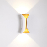 3886/6WG HIGHTECH ODL20 387 бел/золот/металл Настен.светильник LED 4000K 120° 6W 220V IP54 KRISTA