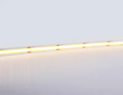 Светодиодная лента GS4751 COB 528Led/14W m/ 24V IP20 3000K/ 5m*10mm*2mm кратность резки 45.45mm (2 конт.)