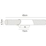 Подсветка для зеркал Arte Lamp AQUA-BASTONE A2470AP-2BK, 2хE14