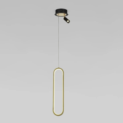 Подвесной светильник 90269/1 черный/золото, LED