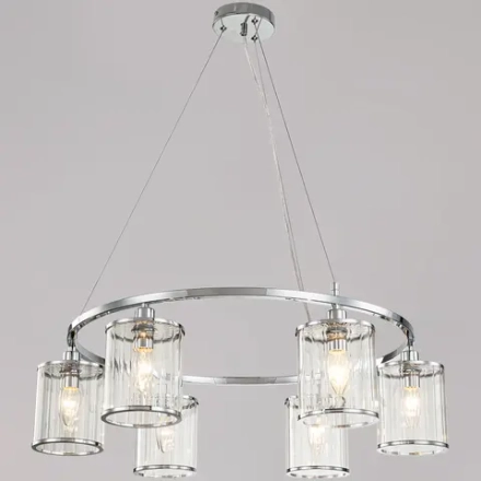 IL1182-6P-79 CR светильник потолочный ILLUMICO, E14х6