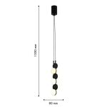 Подвес Moti 4601-1P, 6*LED*2W, 1080LM, 3000K. ТМ F-Promo