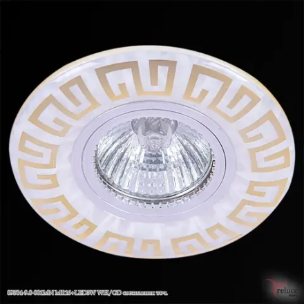 09504-9.0-001MN MR16+LED3W WH/GD светильник точечный Reluce, GU5.3х1