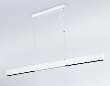 Подвесной светодиодный светильник FL5965 WH белый 48W 4200K 1200*35*1305 (Без ПДУ)