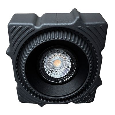 ST753.438.07 Св-к встр. светодиодный в натяжной ПВХ потолок Черный LED 1*7W 3000K 560Lm Ra80 60° IP20 L102xW102xH36 220-240V