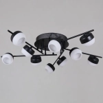 11590-0.3-10 Black светильник потолочный Reluce, GX53х10