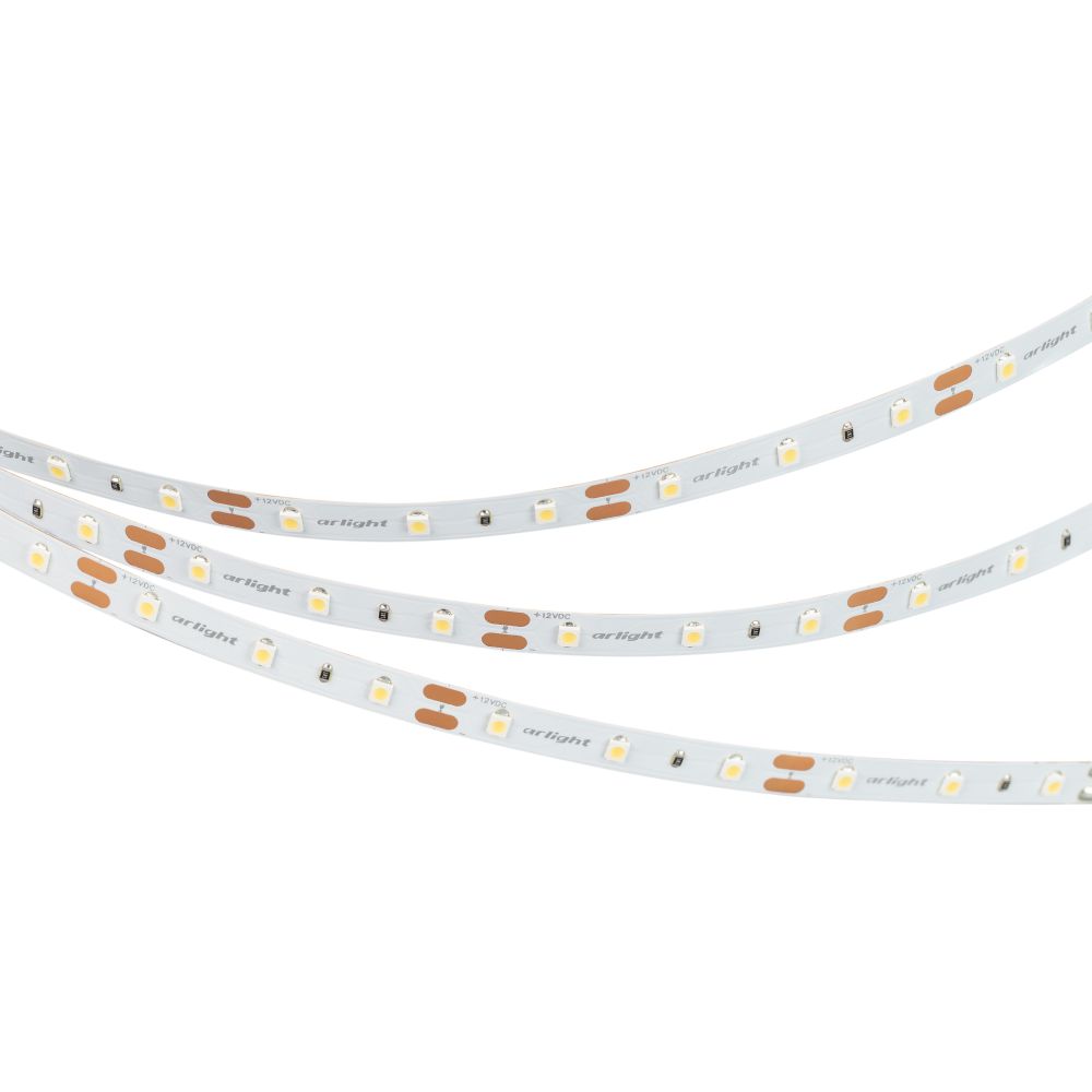Лента NT-A60-8mm 12V Cool 8K (4.8 W/m, IP20, 3528, 5m) (Arlight, Открытый)