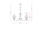 Подвесная люстра Arte Lamp TRATTORIA A5664LM-5AB, 5хE14