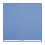 VLS000415 Клавиши для выключателя/переключателя двухклавишного с подсветкой, S70 (деним). (ТМ Maytoni)