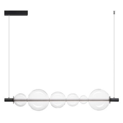 5671/13L LEDIO LN23 031 чёрный Светильник подвесной LED 13W жел, синий, фиол свет 845Лм 220V MIAMI