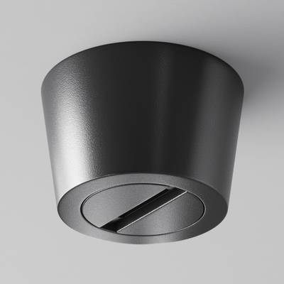 Чаша накладная Parity для двойного вывода ленты черная, TRA130CRDuo-B. TM Maytoni