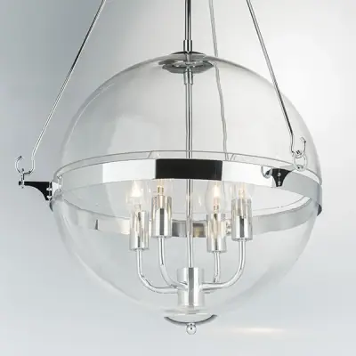 816044 Люстра MODENA 4х40W E14 ХРОМ/ПРОЗРАЧНЫЙ Lightstar