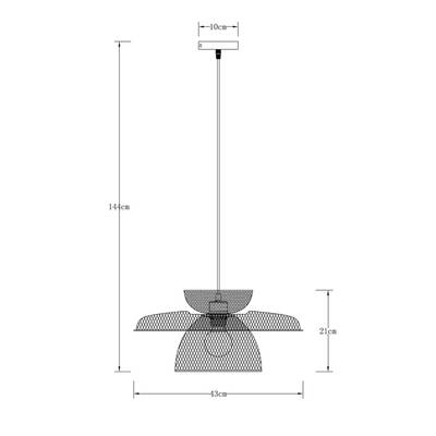 Подвесной светильник Arte Lamp CASTELLO A7067SP-1BK, 1хE27