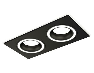 Комплект встраиваемого светильника XC7636040 SBK черный песок MR16 GU5.3 (C7636, N7111)