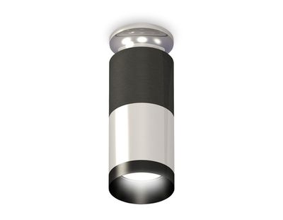 Комплект накладного светильника XS6305100 PSL/DCH/PBK серебро полированное/черный хром/черный полированный MR16 GU5.3 (N6903, C6303, A2010, C6305, N6131)