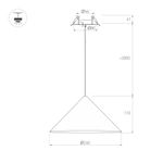 Светильник SP-MAKOTO-R240-10W Warm3000 (WH, 36 deg, 230V, TRIAC) (Arlight, IP20 Металл, 3 года)