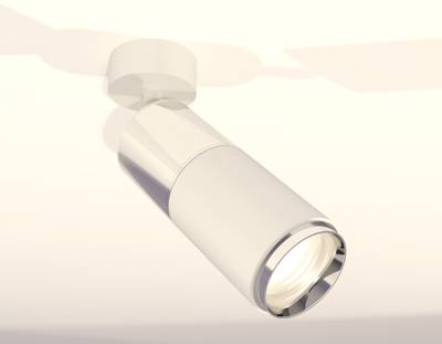 Комплект поворотного светильника XM6312017 SWH/PSL белый песок/серебро полированное MR16 GU5.3 (A2202, C6305, A2060, C6312, N6132)