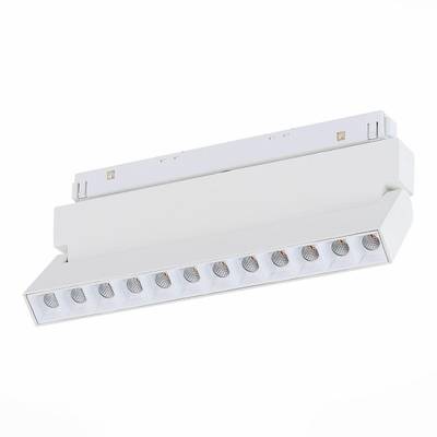 ST364.536.12 Магнитный трековый светильник белый LED 1*12W 3000K 1 009Lm Ra&gt;80 36° IP20 L219xW22xH108 48V