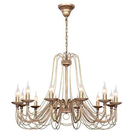 Подвесная люстра Chateau 2163-12P, 12*E14*40W. ТМ F-Promo