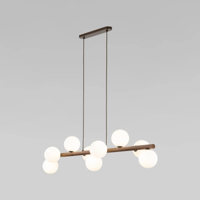 Подвесной светильник со стеклянными плафонами 10273 Estera Wood, G9х9