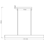 Подвесной светильник Arte Lamp LARGO A2505SP-2BK, 1хLED