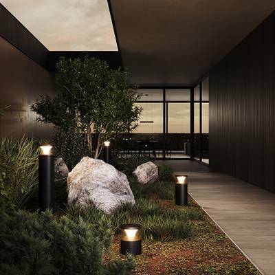 Ландшафтный светильник Pyro 3000К 21Вт IP 65 O496FL-L21B3K. TM Maytoni