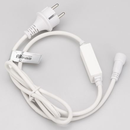 Шнур питания ARD-CLASSIC-FLASH-1.5M White (230V, 1.6A) (Ardecoled, Закрытый)