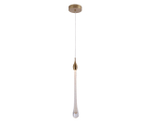 07860-1A,36 Подвес Асмер латунь d10 h200 Led 3W (3000K)