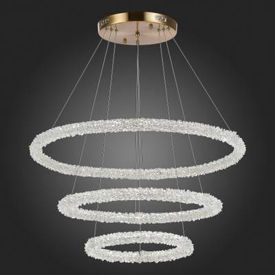 SL6110.203.03 Люстра подвесная ST-Luce Золотистый/Золотистый LED 3*35W 3000 - 6500K