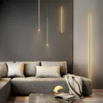 747433 Люстра TUBO LED 5W 300LM 25G ЗОЛОТО 3000K