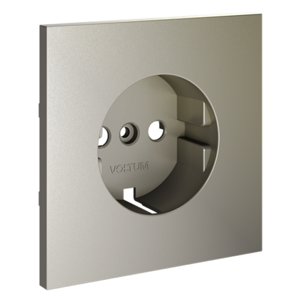 VLS000604 Накладка для розетки с заземлением, S70 (шелк). (ТМ Maytoni)