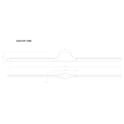 Декоративная подсветка Arte Lamp GACRUX A2041AP-14BK, 1хLED