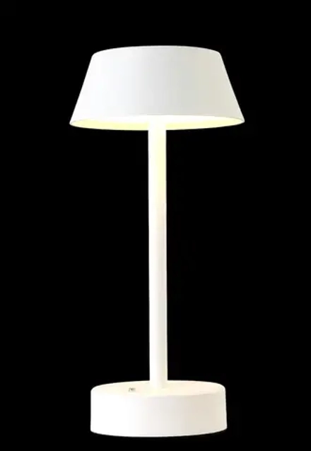 Аккумуляторная настольная лампа Crystal Lux SANTA LG1 WHITE 3660/501